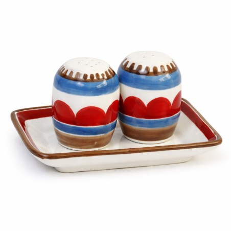 Salt and pepper shakers Lampedusa Ceramiche De Simone Salt and pepper shakers Lampedusa Ceramiche De Simone